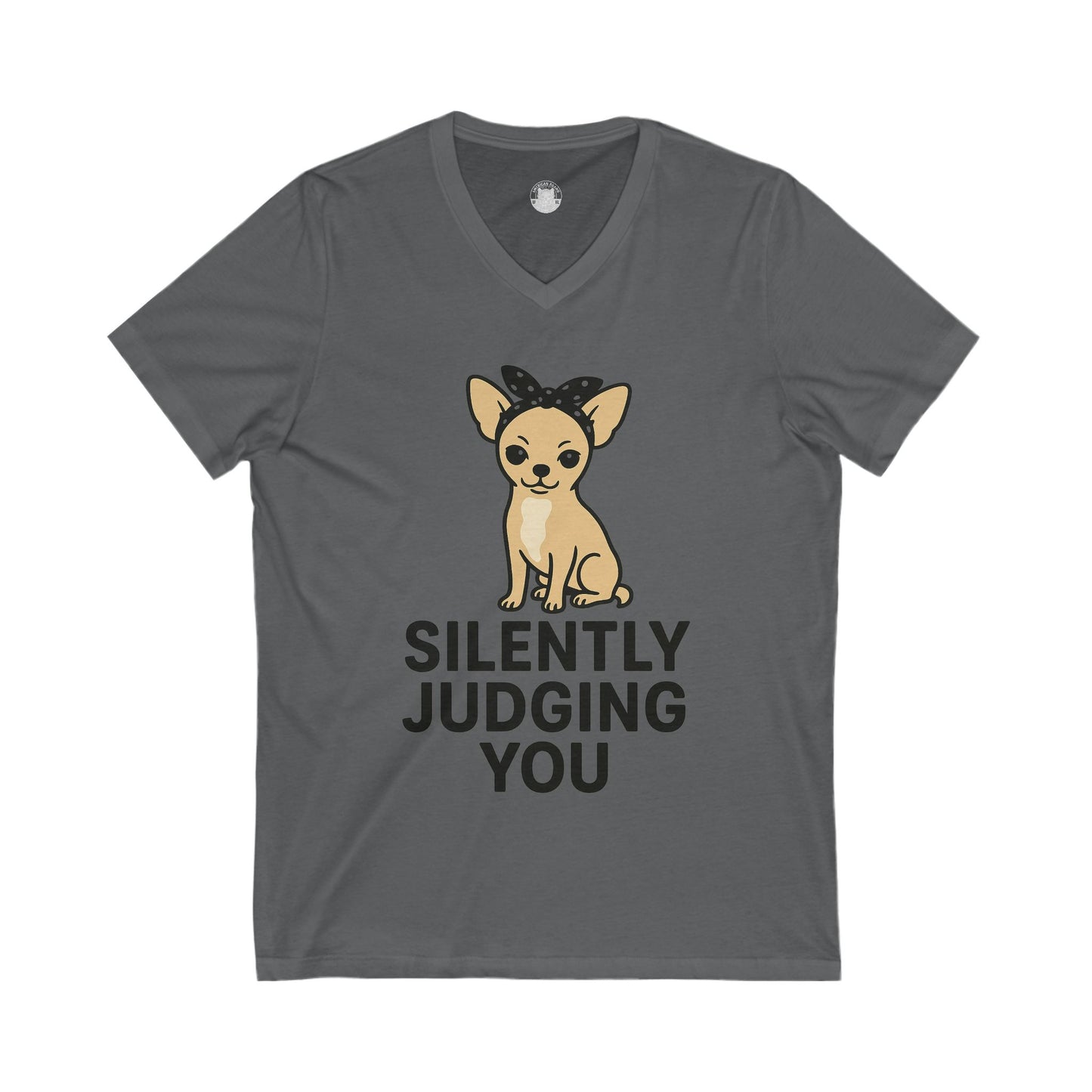 Silently Judging You Chihuahua V-Neck Tee