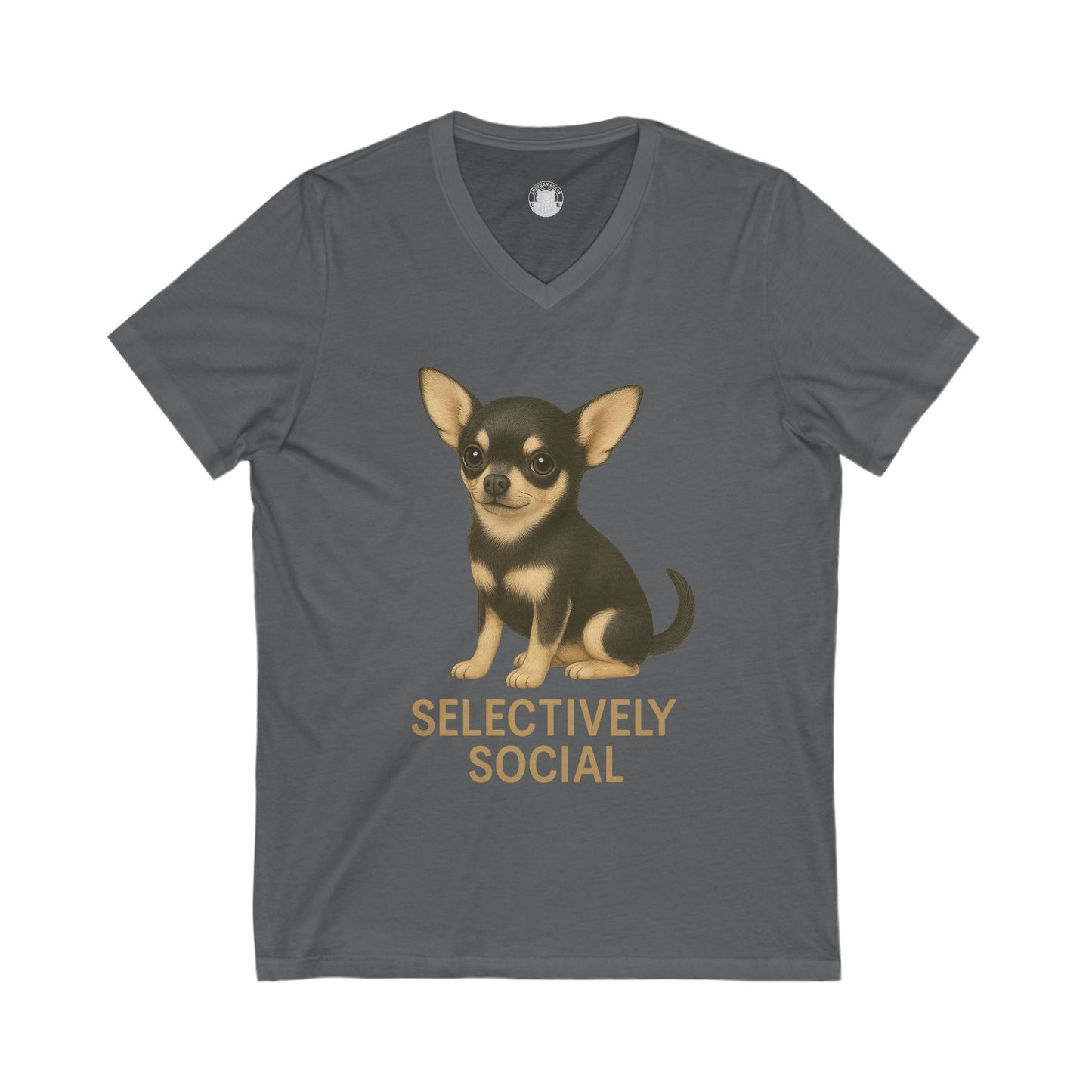 Funny Chihuahua V-Neck Tee