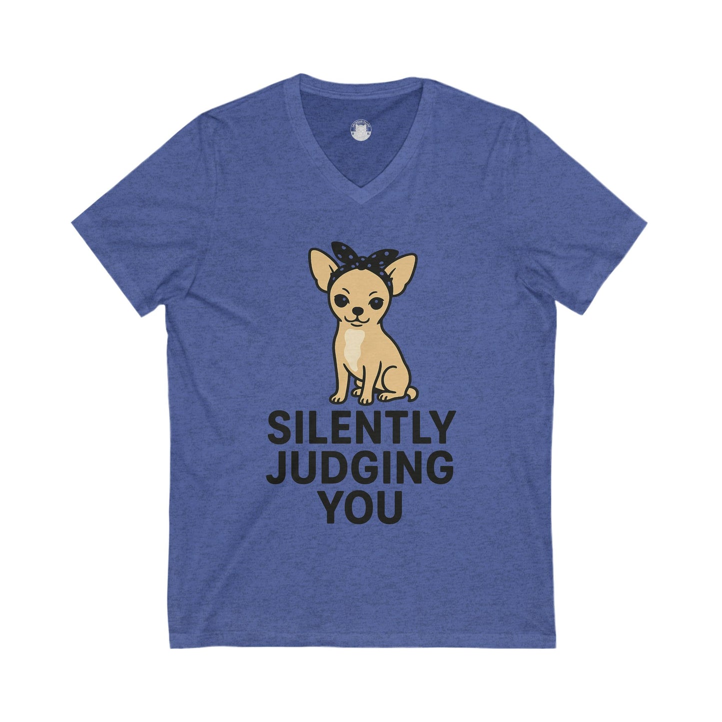 Silently Judging You Chihuahua V-Neck Tee